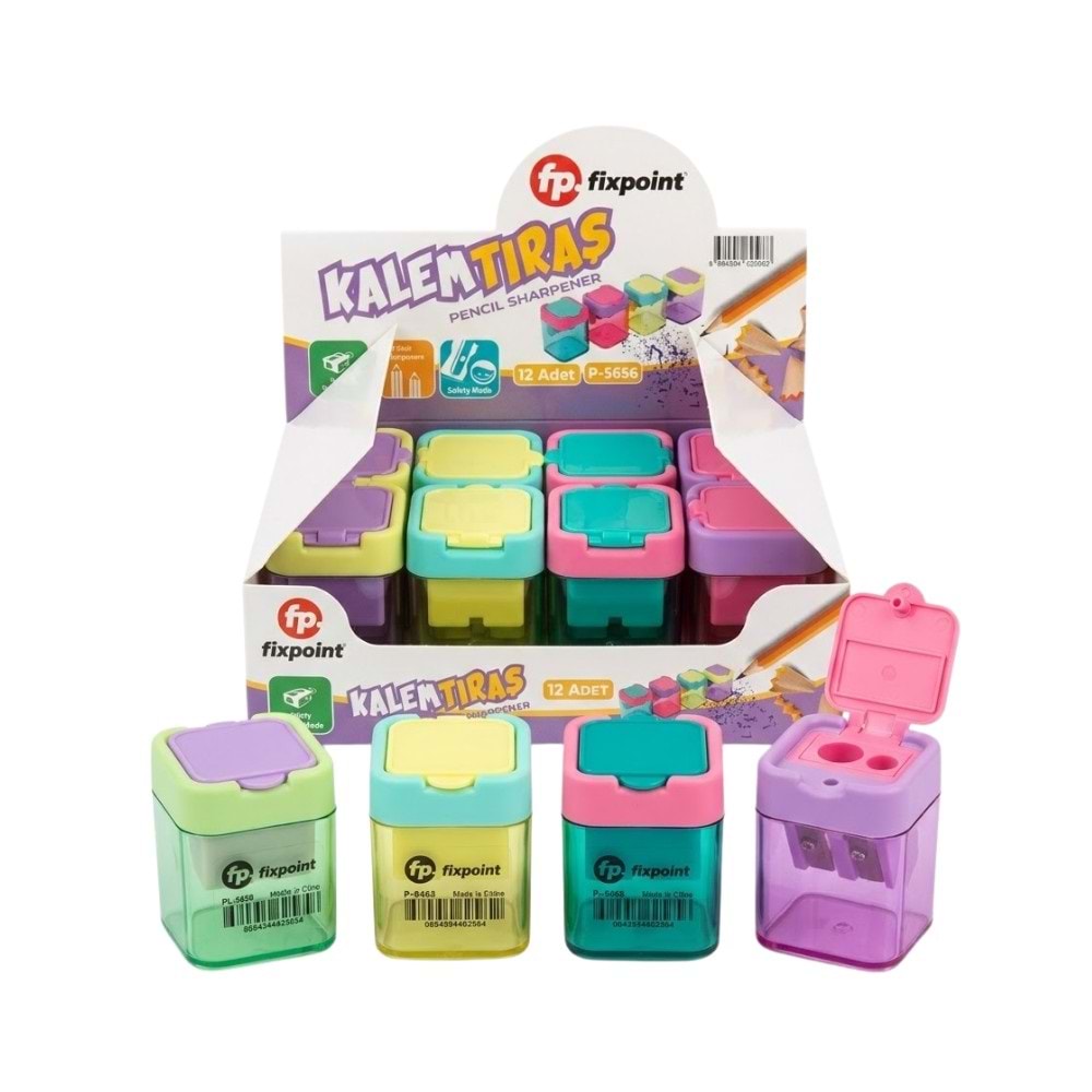KALEMTRAŞ-FİXPOİNT ÇİFTLİ PASTEL P-5656 PKT*12