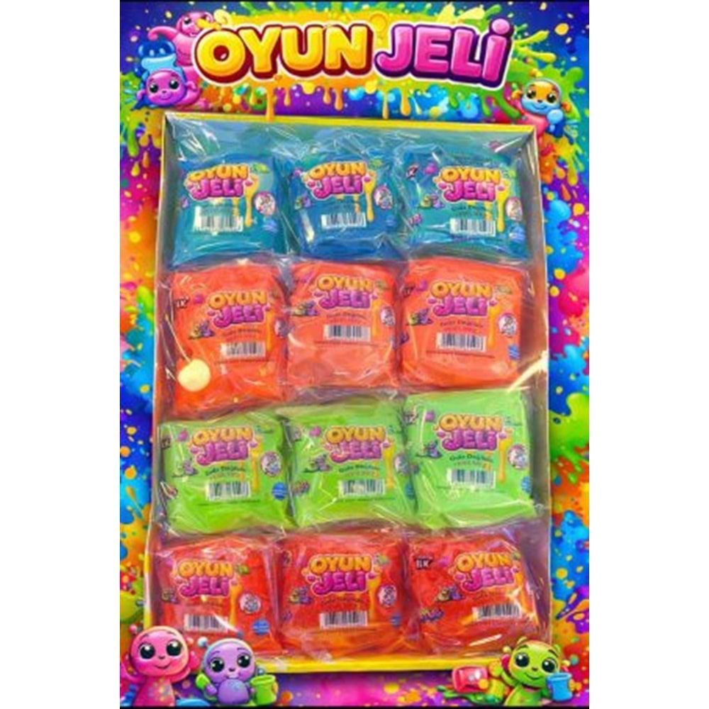 SLİME-OYUN JELİ KARTELA PKT*20