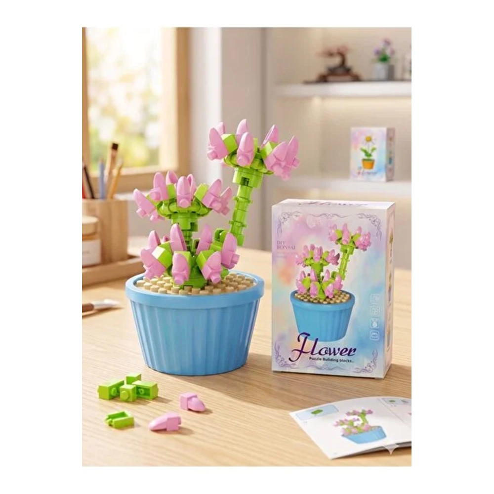 OYUNCAK-PLASTİK YAPI TAŞLARI*FLOWER