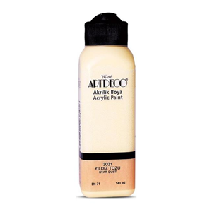 AKRİLİK BOYA-140ML.ARTDECO*3031-YILDIZ TOZU