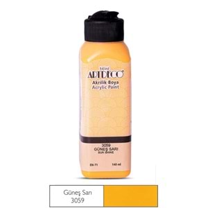 AKRİLİK BOYA-140ML.ARTDECO*3059-GÜNEŞ SARI