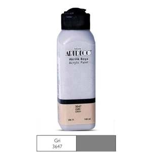 AKRİLİK BOYA-140ML.ARTDECO*3647-GRİ