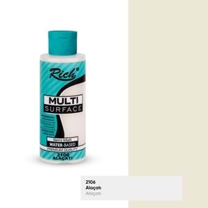 AKRİLİK BOYA-MULTİ SURFACE 120CC.RİCH*2106-ALAÇATI