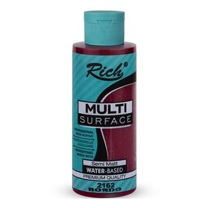 AKRİLİK BOYA-MULTİ SURFACE 120CC.RİCH*2162-BORDO