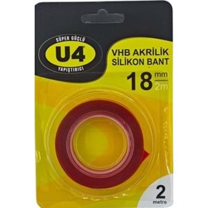BANT-VHB U4 AKRİLİK SLİKON*18MM 2MT
