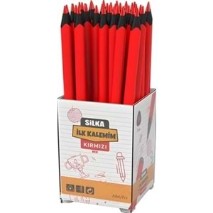 BAŞLANGIÇ KALEMİ-SİLKA JUMBO DARK PKT*40-KIRMIZI