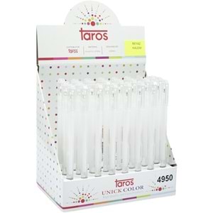 JEL KALEM-BEYAZ KALEM TAROS PKT*48