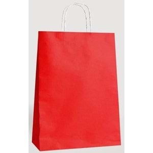 BÜKLÜM SAPLI ÇANTA-25x31*KIRMIZI