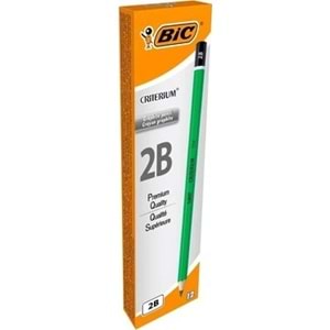 DERECELİ KALEM-BİC PREMİUM 2B PKT*12