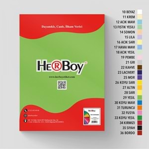 FON KARTON 35x50-160GR.HERBOY PKT*100-YEŞİL
