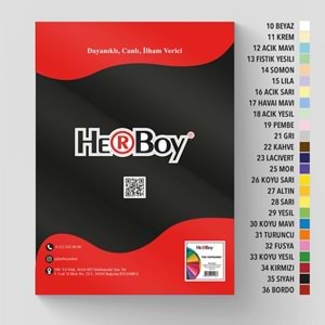 FON KARTON 50x70-160GR.HERBOY PKT*100-SİYAH