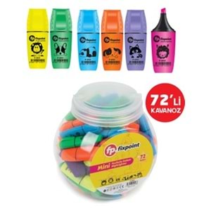 FOSFORLU KALEM- FİXPOİNT MİNİ KAVANOZ PKT*72