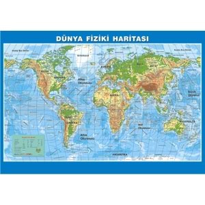 HARİTA-70x100 DÜNYA SİYASİ*ÇITALI