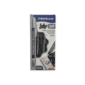 JEL KALEM-PENSAN SİMLİ PKT*12-GÜMÜŞ