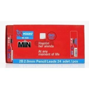 KALEM UCU-MİKRO 90MM.2.0 PKT*24 KIRMIZI