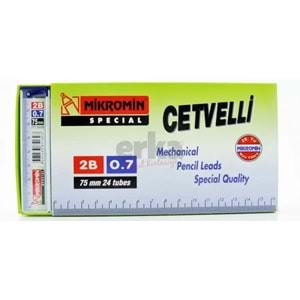 KALEM UCU-MİKRO CETVELLİ 2B 75MM 0.7 PKT*24