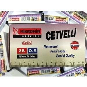 KALEM UCU-MİKRO CETVELLİ 2B 75MM 0.9 PKT*24