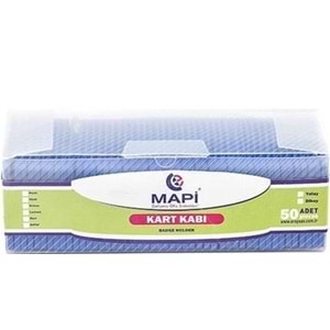KART KABI-MAPİ YATAY PKT*50-MAVİ
