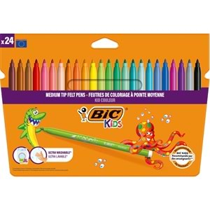 KEÇELİ KALEM-BİC KİDS COULOUR PKT*24