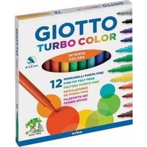 KEÇELİ KALEM-GİOTTO TURBO COLOR PKT*12