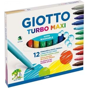 KEÇELİ KALEM-GİOTTO TURBO MAXİ JUMBO PKT*12