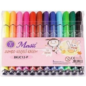 KEÇELİ KALEM-MASİS JUMBO PKT*12