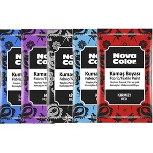 KUMAŞ BOYASI-TOZNOVA COLOR 12GR.PKT*12-YEŞİL