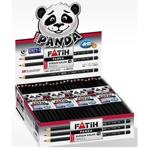 KURŞUN KALEM-FATİH PANDA YUVARLAK PKT*144