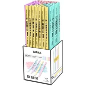 KURŞUN KALEM-SİLKA ÜÇGEN OCEAN PASTEL PKT*72