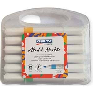 MARKER KALEM-GIPTA AKRİLİK PP.KUTU PKT*12