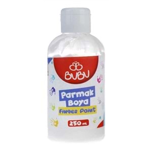 PARMAK BOYASI-BUBU 250ML*BEYAZ