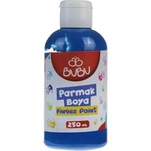 PARMAK BOYASI-BUBU 250ML*MAVİ