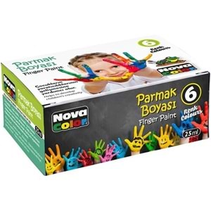 PARMAK BOYASI-NOVACOLOR 25ML.PKT*6