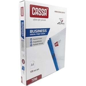 POŞET DOSYA*KRİSTAL-CASSA PKT*100