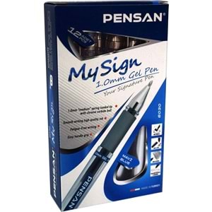 ROLLER KALEM-PENSAN MY SİGN 1MM.PKT*12 MAVİ
