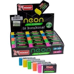 SİLGİ-MİKRO NEON SOFT PKT*24