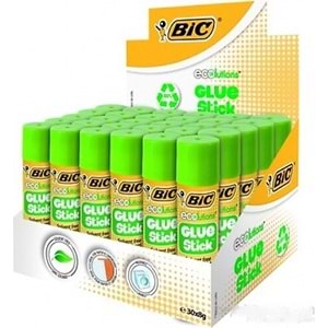 STİCK YAPIŞTIRICI-BİC ECO GLUE 8GR PKT*30