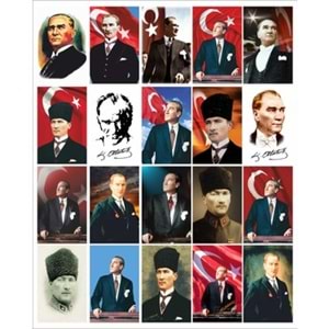 STİCKER-A5 ODAK*ATATÜRK BASKILI PKT*10
