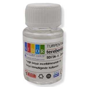 TEREBENTİN-SÜDOR 25ML.PKT*10