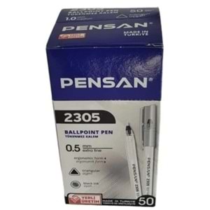 TÜKENMEZ KALEM-PENSAN 2305 0,5 PKT*50-SİYAH