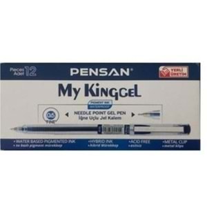 TÜKENMEZ KALEM-PENSAN KLİPS MY-KING 0,5 PKT*12-MAVİ