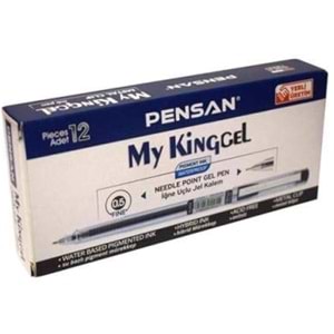 TÜKENMEZ KALEM-PENSAN KLİPS MY-KING 0,5 PKT*12-SİYAH