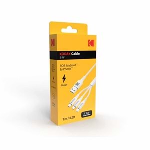 USB KABLO-KODAK 1.0 MT.*3İN1