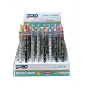 VERSATİL KALEM-GIPTA COLOR X 0,7 6-RENK PKT*48