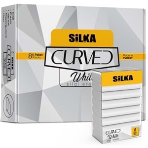 SİLGİ-SİLKA CURVED BEYAZ PKT*8
