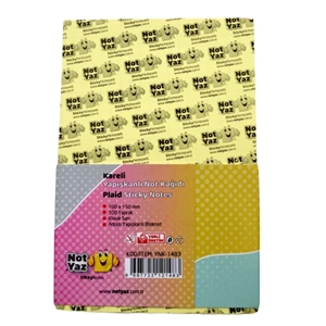 NOTYAZ-YAPIŞKANLI NOT KAĞIDI KARELİ-80 YP.*YNK-1483