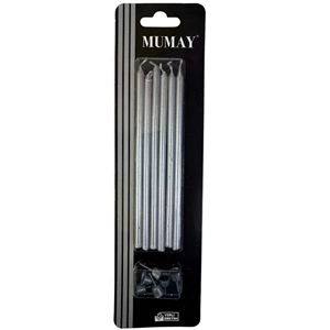 MUM 15CM PKT*6-GÜMÜŞ
