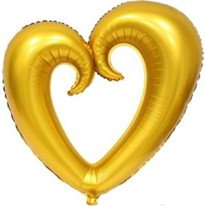 BALON FOLYO ORTASI BOŞ KALP*GOLD