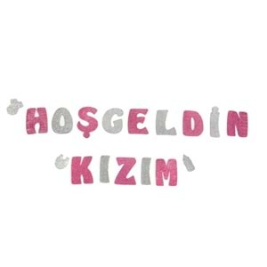 HOŞGELDİN KIZIM SİMLİ EVA*PEMBE-GÜMÜŞ