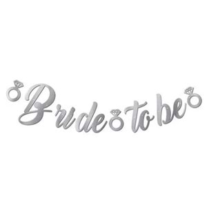 BANNER KALİGRAFİ*BRİDE TO BE-GÜMÜŞ